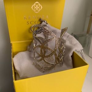 SOLD Kendra Scott Roni cuff in rhodium